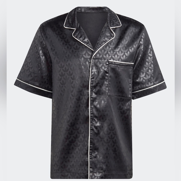 Adidas Graphics Monogram Shirt. Trefoil All Over Print. Black. New With Tags. - Picture 8 of 16